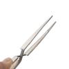 Cross Lock Stainless Steel High-precision Tweezers Reverse Action Tweezers Maintenance Hand Tools for Household