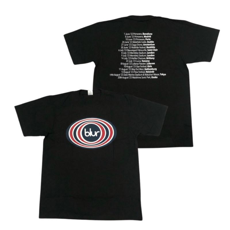 BLUR Bands British Rock Punk Music Cotton Loosefit Readytowear American Casual Printed Shortsleeved Tshirt