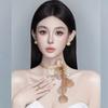 Luxury Exaggerated Choker Temperament Long Tassel Collarbone Chain  Banquet Party