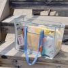 Children Sand Away Protable Transparent Bag Kids Toys Storage Bags Swimming Large Beach Bag for Towels Women Cosmetic Makeup Bag