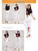 Candy-Colored Women's Mid-Waist Skinny Jeans: Sexy, Stretchy, Versatile Denim Pants In Solid White