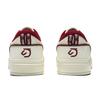Li Ning Common 80s Coverage Slip Resistant, Abrasion Resistant, Lightweight Low Top Skateboard Shoes Men's White Red AGCW013-1