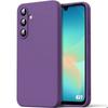 Case for Samsung Galaxy A27 5G, Non-Slip Shockproof Scratch-Resistant Liquid Silicone Dark Purple