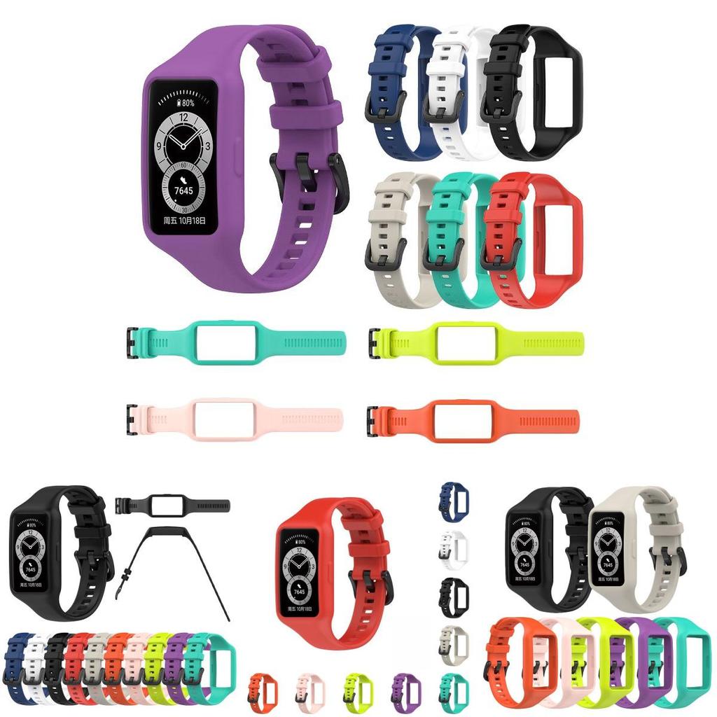 Silikon-Sportarmband mit Vollabdeckung für Huawei Honor Band 6 Stilvoll und Langlebig!