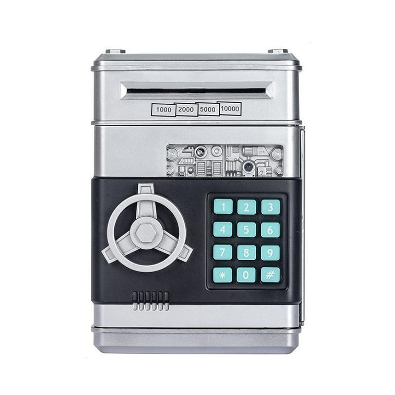 Electronic Creative Gift Automatic ATM Safe Cash Coin Money Saving Boxes Coin Piggy Bank for Kids