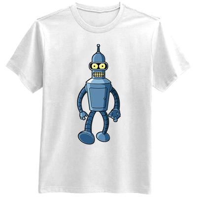 Bender Robot Futurama Anime Cartone Animato Retro Divertente Maglietta Tee Uomo Donna Regalo Nuovo