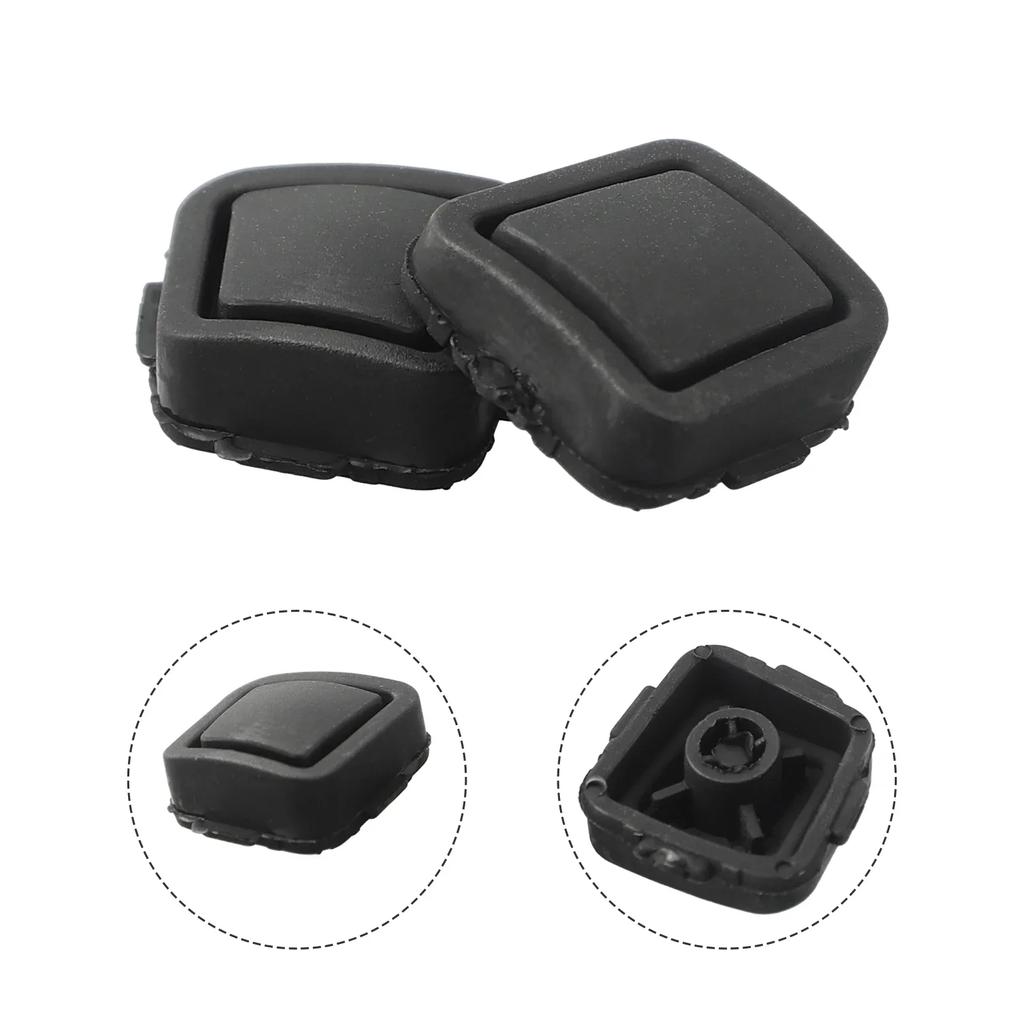 2pcs Black Keyless-Go Outer Door Handle Button Cover ABS Fit For Mercedes-Benz For CLK /CLS/ML/E/R Class W211 C209 W219 W251