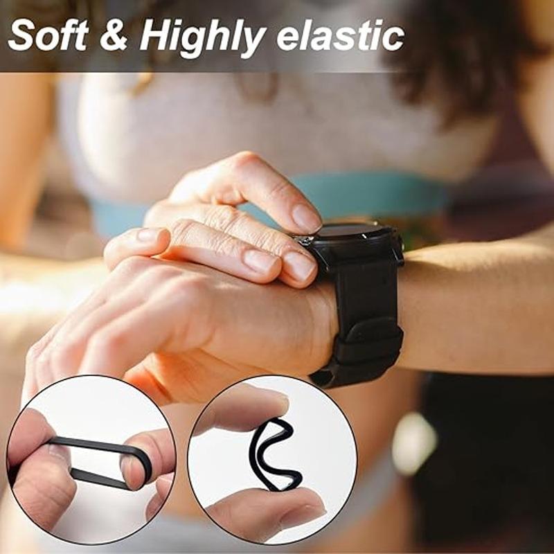 Replacement Silicone Ring Watchband Keeper Holder 1-30PCS Universal Smartwatch Watch Security Holder Retainer Watch Accessories