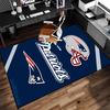 Patriot Logo Print Area Rug - Soft, Washable Non-Slip Indoor Mat for Office Chairs, Living Room, Home Office Decorative Rug