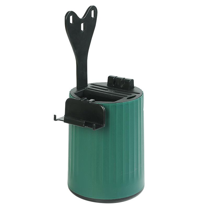 Roterande knivhållare Köksarrangör Multifunktionell förvaringsställ för redskap Ätpinnar och bestickställ