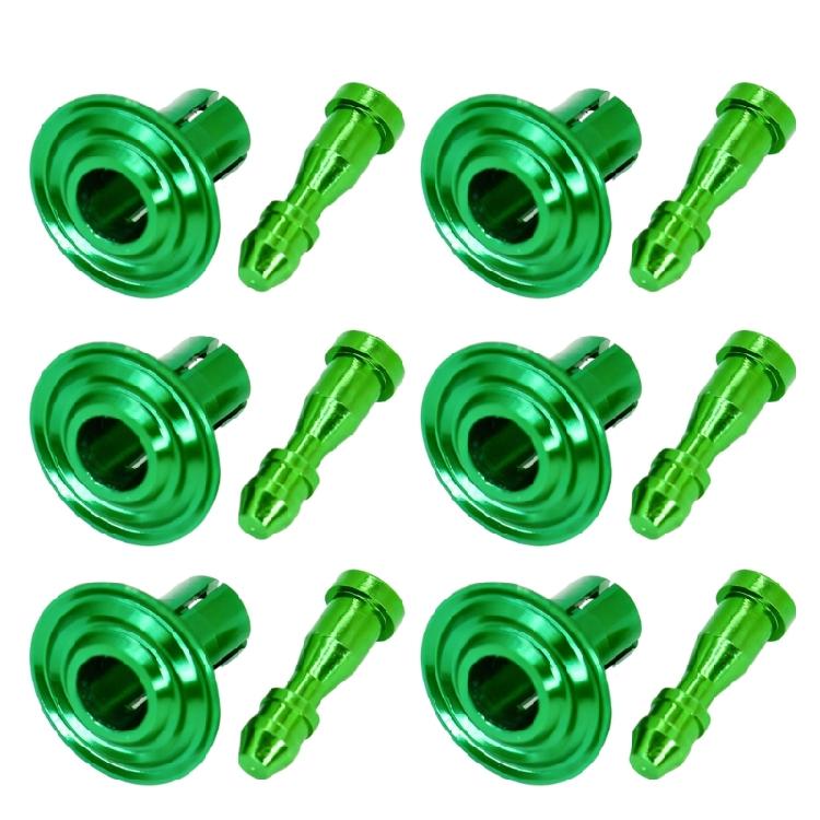 Aluminum Decorative Rivet Screws 6 Pack For Motorcycle Frame Cover Anodized Easy Installation
