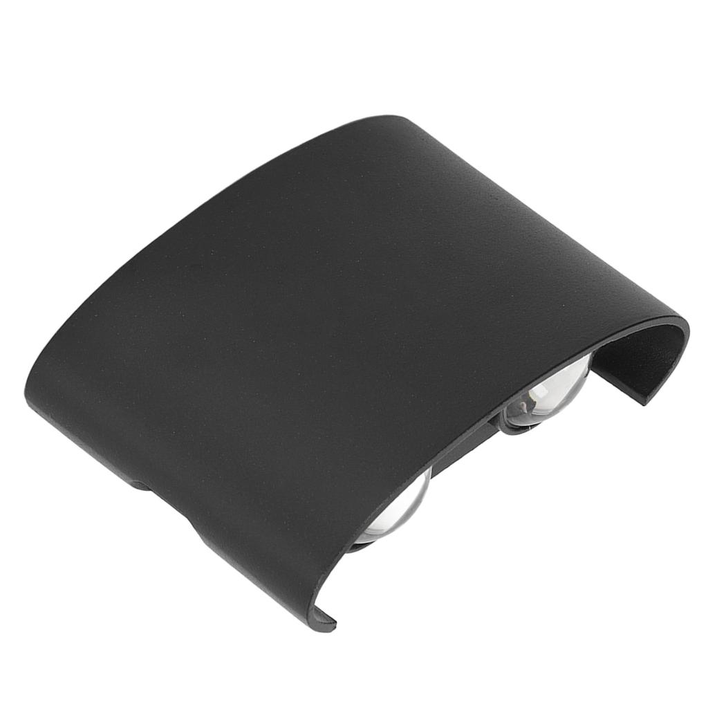 LED nástěnné svítidlo Vodotěsné Moderní nástěnné svítidlo Vnitřní Venkovní Dekorace 90‑265V 4W Černý plášť Bílý