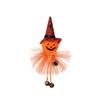 Halloween Witch Ornament Crafts Doll Pumpkin Drop Ornaments with Bell Halloween Decoration for Home Halloween Decor Kids Gifts