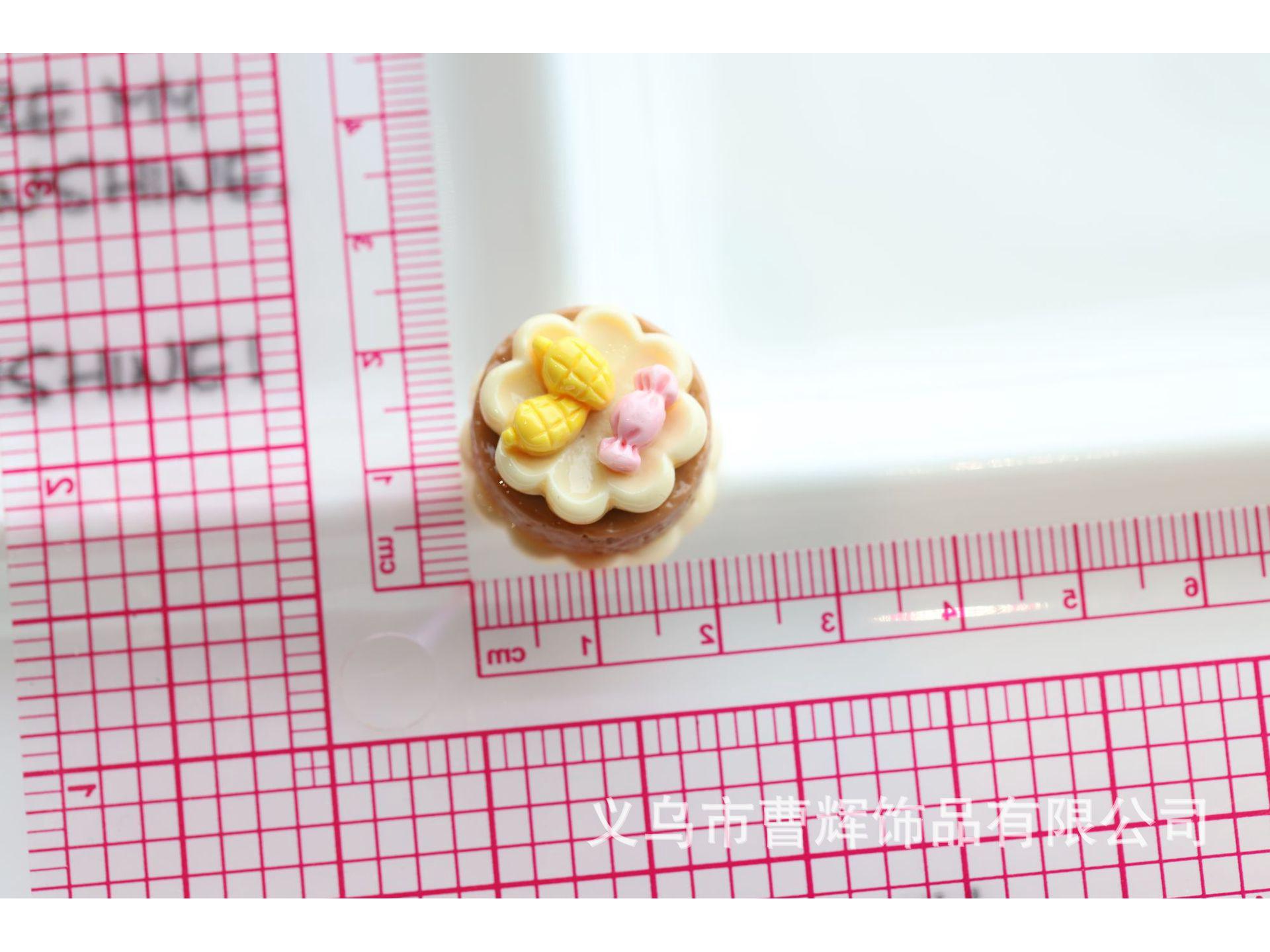 

Имитация еды, игра «сделай сам» для торта, крема, клея, аксессуаров, брелока, мобильного телефона, подвесного декора, материалов Approx. 2.3cm x 2.3cm