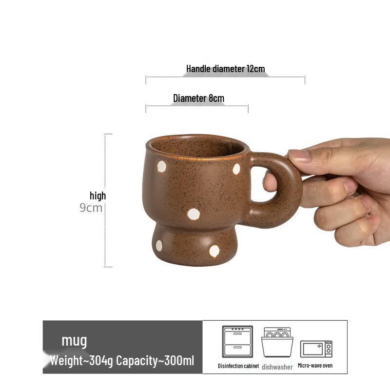 Shangqi Creative Retro Bone China Mug