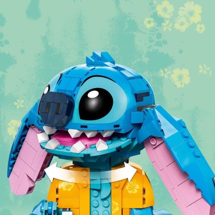 Lego disney 43249 stitch, jeu de construction pour enfants, cornet de glace et figurine