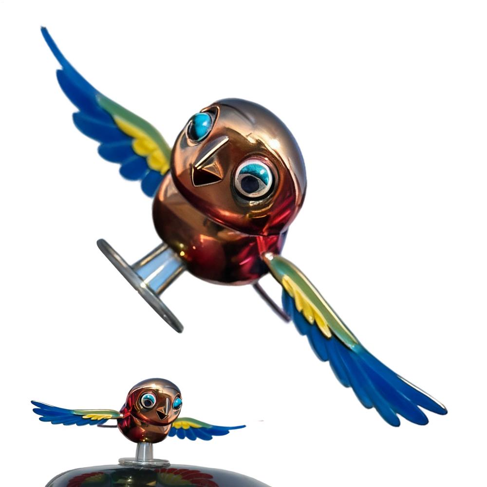 Helmet Decoration Dynamic Realistic Weatherproof Bird Car Side Rearview Mirror Decorations For Women Riders Cyclist Commuting