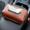 Practical Car Seat Back Tissue Bag PU Leather Tissue Storage Box  Car Interior Accessories