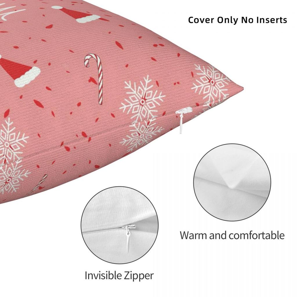Pillow Case Plaid & Holiday Christmas Soft Pillow Cover Kawaii Cushion Cover Custom DIY Pillowcases Office Car Home Decorative