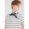 Mucmukn Retro Striped Polo T-Shirt