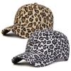 Visors Leopard Print Baseball Caps Vintage Sunshade Peaked Baseball Hats Adjustable Hiphop Style Sunshade Peaked Caps Men Women