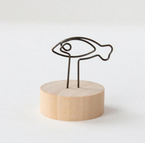 Retro Wooden Memo and Photo Clip - Cute Home Decor Ornament