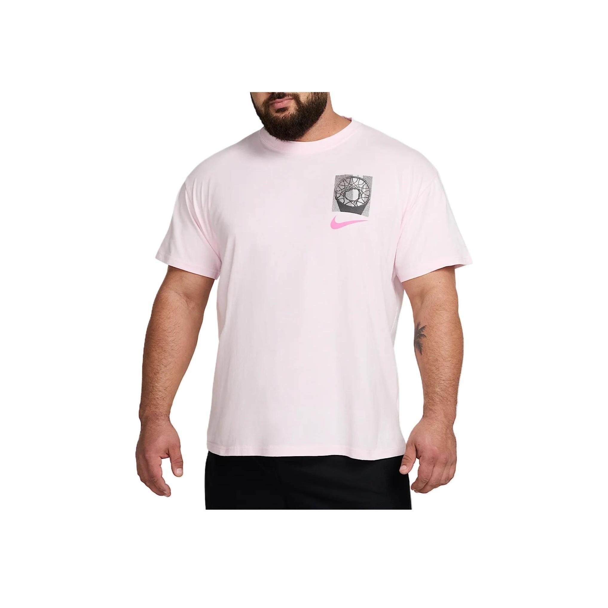 

Nike Max90 Мода Удобная Повседневная Мягкая Футболка с Коротким Рукавом Мужская Топы Светло-Розовый HJ3325-663 2XL