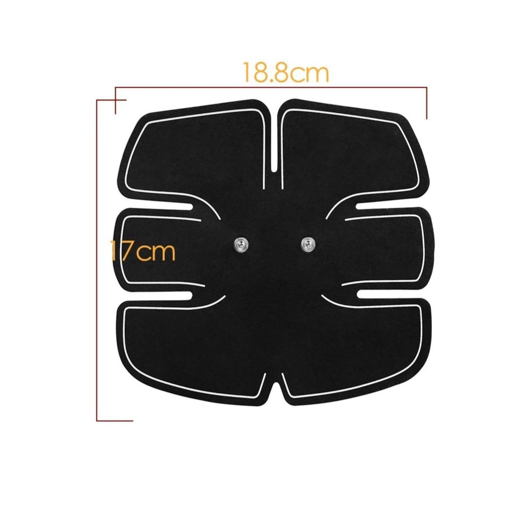 Electric EMS Abdominal Muscle Stimulator Trainer Arm Leg Back Smart ABS Trainer Massager Body Building Shaping Massage Device Body Fitness Exerciser
