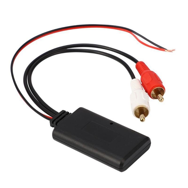 Ricevitore 5.0 compatibile Bluetooth 2RCA Adattatore per cuffie stereo per telefono con microfono