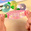 Stress Relief Radish Toy Radish Toy Mini Radish Squeeze Toy Set Glitter Stress Relief Ball Decompression Fidget Toys For Party