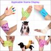6 Pcs Self Adhesive Elastic Bandage for Sports Wrist Palm Finger Arm Shoulder Knee Ankle Pets Leg Tattoo Protection