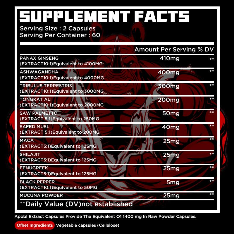 XEMENRY Male Enhancement, All-Natural, Strength Support, Vegan Capsules