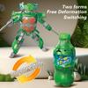 Transforming Robot Toys Beverage Bottles Deformation Robot Toys for Kids Gift Birthday Christmas Choice for Boyfriend