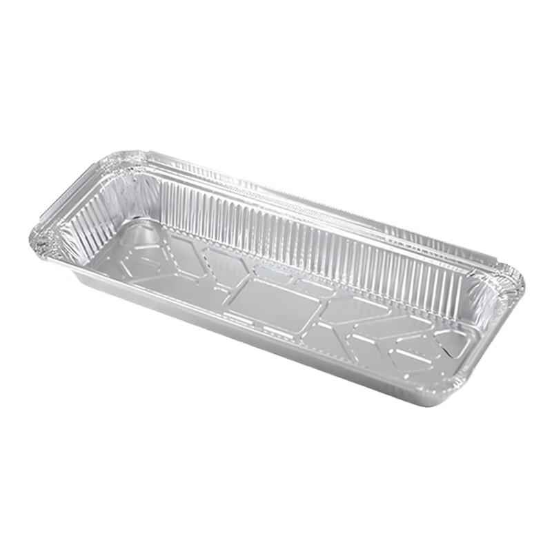 JIWANGGU Rectangular Aluminum Foil Disposable Food Container