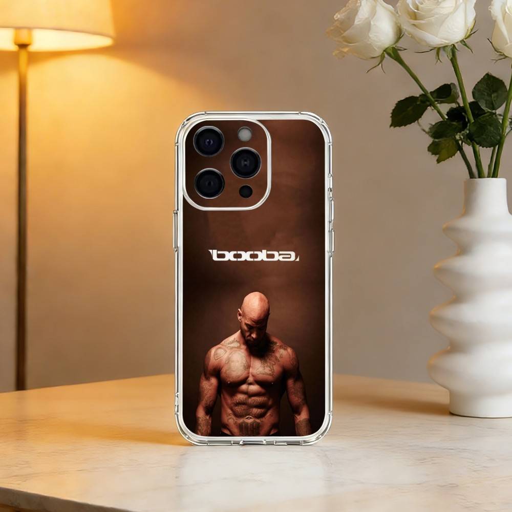 French Rapper Booba Phone Case For iPhone 17 16 15 14 13 12 11 Mini Pro Max Plus Transparent Cover