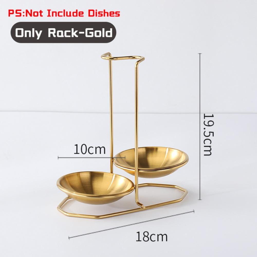 Steel Tableware Storage Shelf Soup Spoon Rest Stand Spoon Utensil Rack Single/Double Ladle