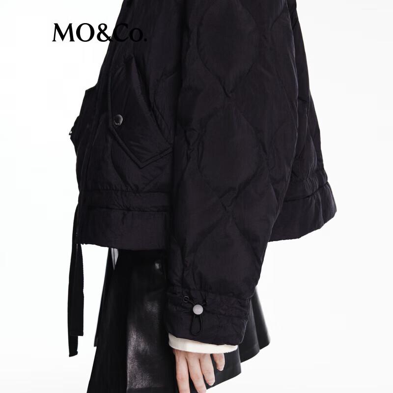 MO&Co. 2024 Autumn High-Neck Duck Down Puffer Jacket