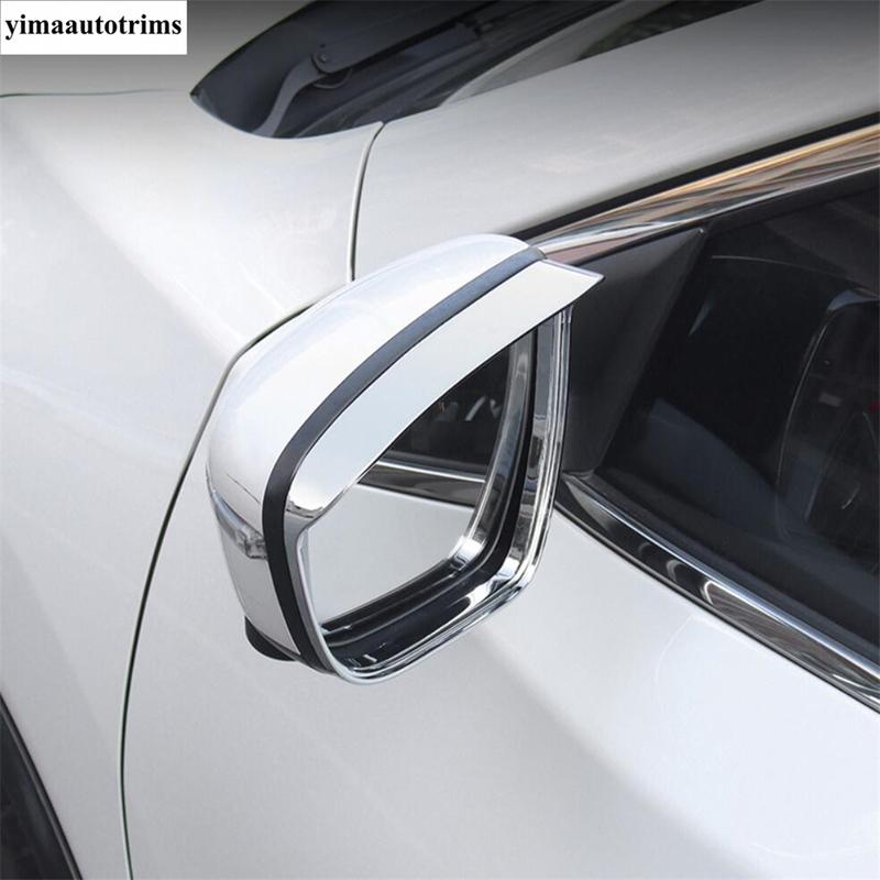 Rearview Mirror Rain Eyebrow Protector Cover Trim For Nissan Qashqai J11 / Murano / X-Trail T32 2014 -  Accessories Exterior