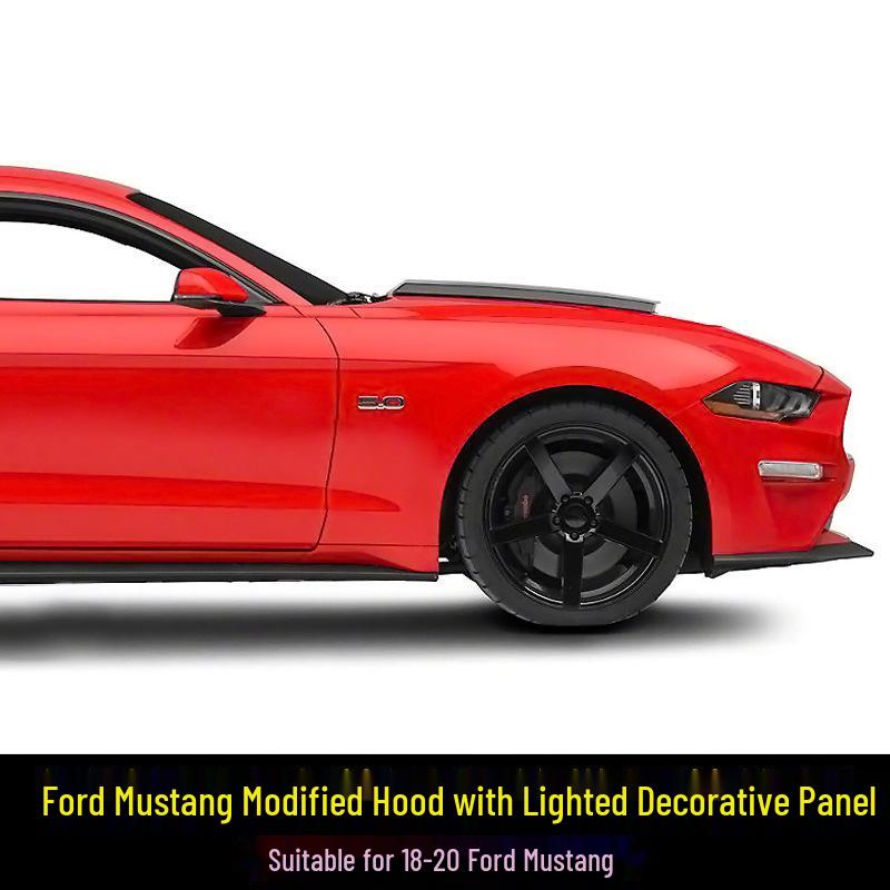18-23 Ford Mustang Sequential Knight Rider Hood Lights with Remote Control