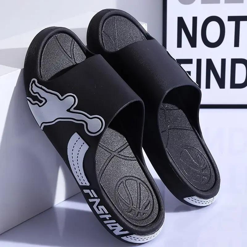 Fashion Indoor Shoes House Walk Around Home Sandals Man Slip-resistant Slippers for Men Summer Elegant Low Price Comfortable Rubber Sale