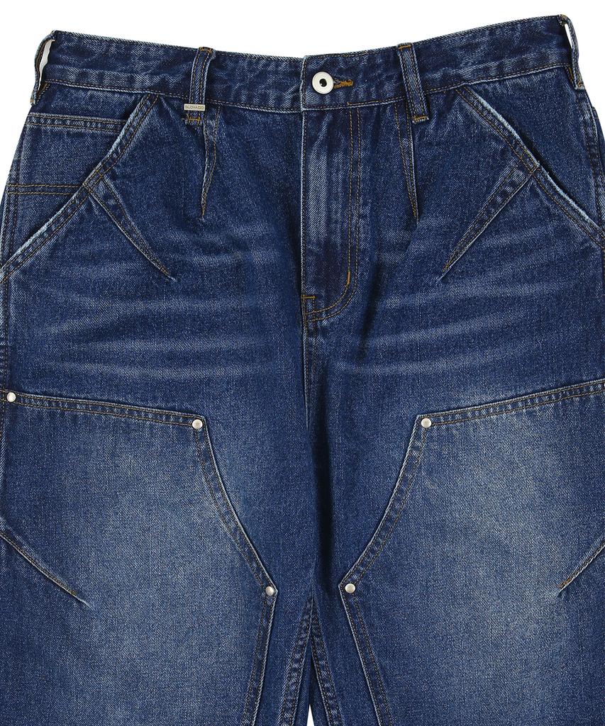 SLOWACID Dart Carpenter Denim Pants [Blue]
