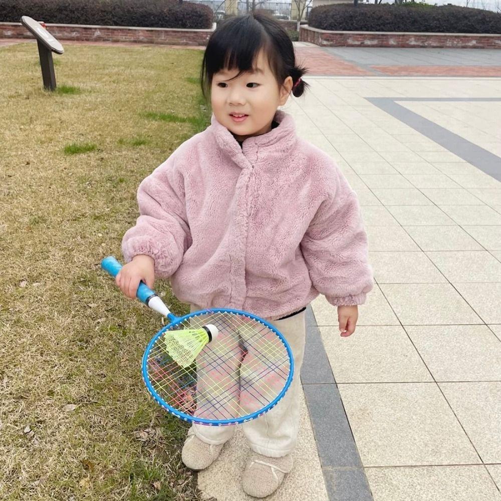 Lightweight Children Badminton Rackets Shock Absorbing Sports Game Toys  Sport Accessories