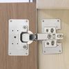 4Pack Stainless Steel Hinge Repair Plate Furniture Door Hinge Repair Accessories