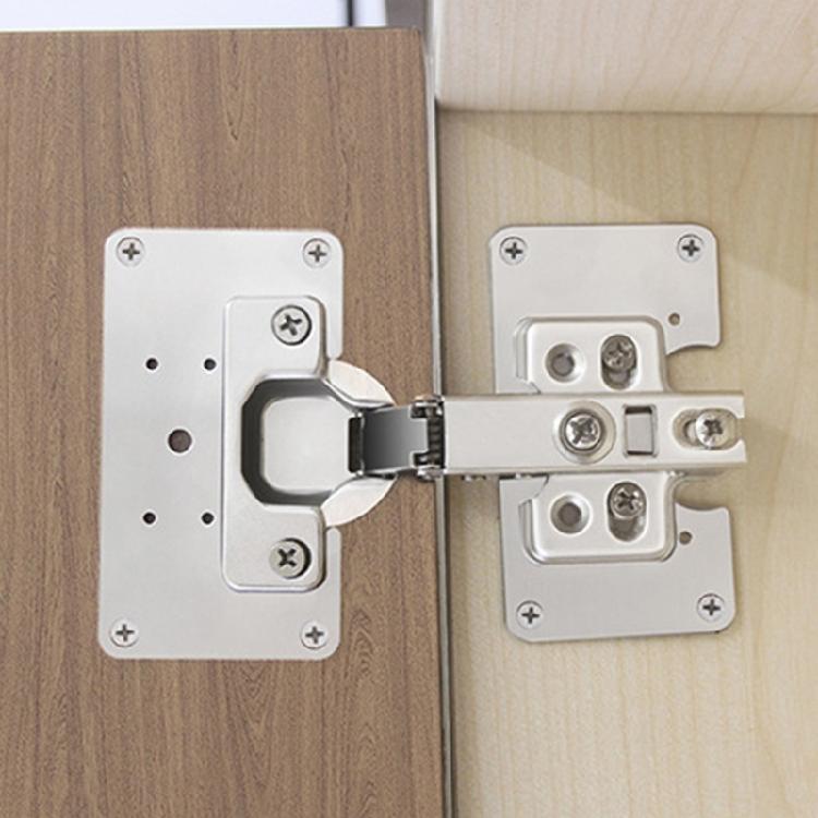 4Pack Stainless Steel Hinge Repair Plate Furniture Door Hinge Repair Accessories