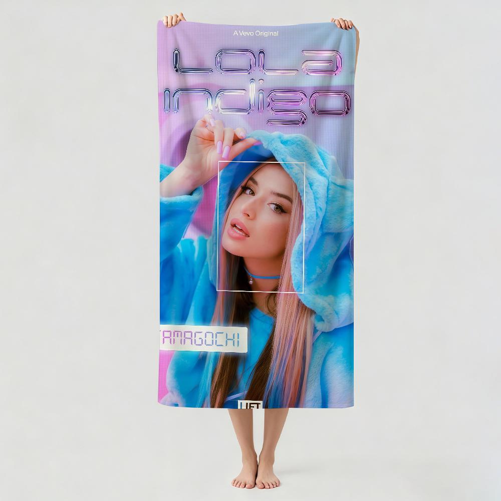 Spanish singer lola Indigo Towel Drying Bath Towel Applicable To Light Swimming Camping Yoga Beach Out