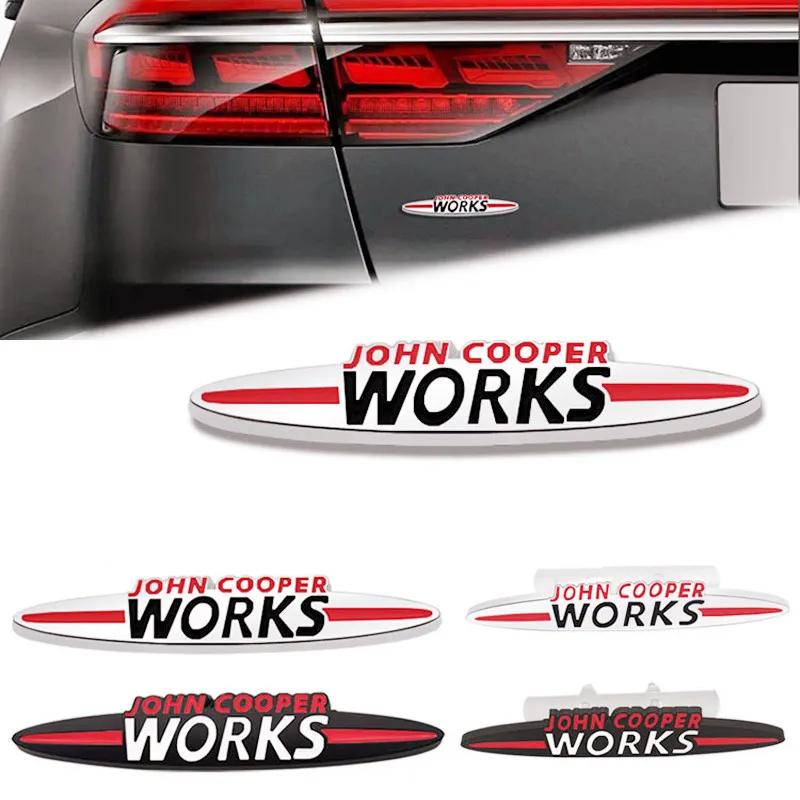 Metal JCW John Cooper Works Emblem Badge Decals For Mini Coopers Clubman Countryman Car Sticker R50 R52 R53 R55 R56 R57 R58 F55