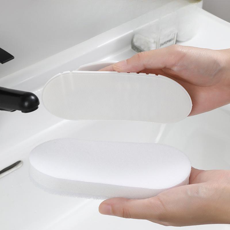 Flexible Cleaning Brush, Bathroom Handheld Bathtub Brush, Tile Brush, Household Sponge Brush, Countertop Sink, Kitchen Dish Brush