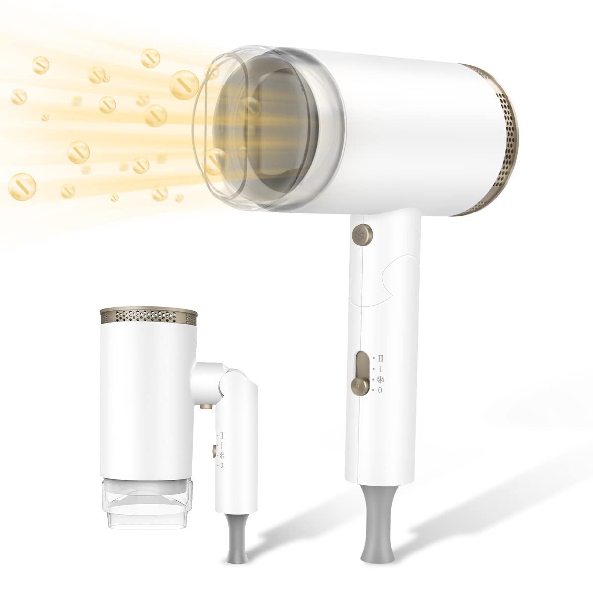 

Модель Eailk с постоянной температурой, большой воздух, быстрый отрицательный холодный и горячий воздух, компактный крючок, перегрев, приятное прикосновение [Новинка 2023 г.] Сушилка, дизайн 57 ℃, сушилка,