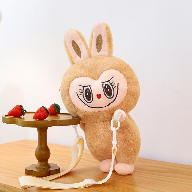 Cartoon Party Rag Doll Bag Soft Girl Daily Versatile Messenger Bag Plush Rabbit Doll Bag