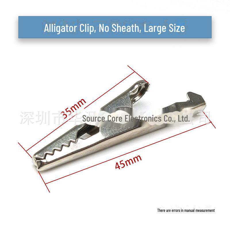 Cleme electrice tip crocodil: Cleme de testare cu teacă pentru baterii, cabluri și alimentare - mici, medii, mari